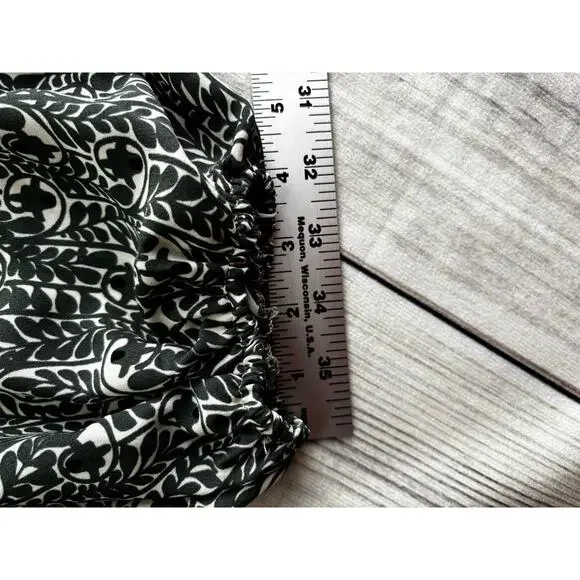 Max Studio London Sz S Dress Sheer Coastal Boho Bohemian Flowy - Picture 4 of 9